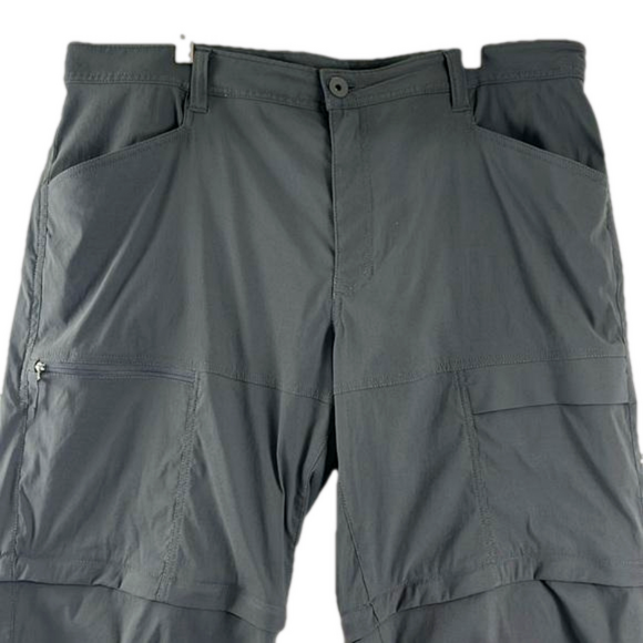 MEC Convertible Charcoal Grey Men's Hiking Pants - Picture 1 of 10